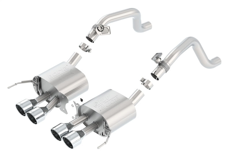 Borla ATAK Rear Exhaust System for 2014-2019 Chevrolet Corvette C7 with AFM - Part Number 11863