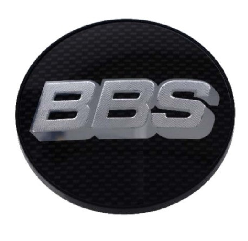 BBS Center Cap 56mm Carbon and Silver for Automotive Wheels - Part 10.02.3598