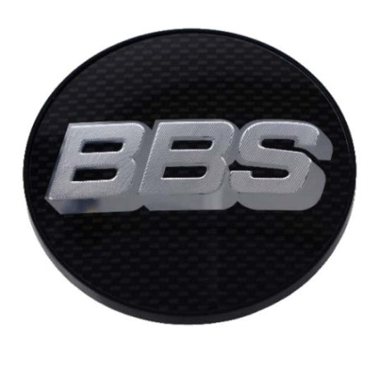 BBS Center Cap 56mm Carbon and Silver for Automotive Wheels - Part 10.02.3598