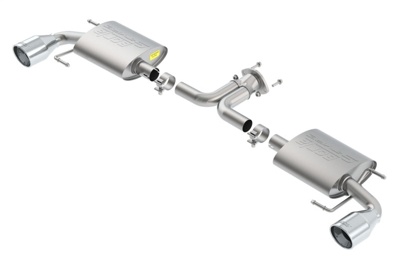 Borla S-Type Axle-Back Exhaust System for 2014-2018 Mazda 3 2.0L & 2.5L - Single Split Rear Exit