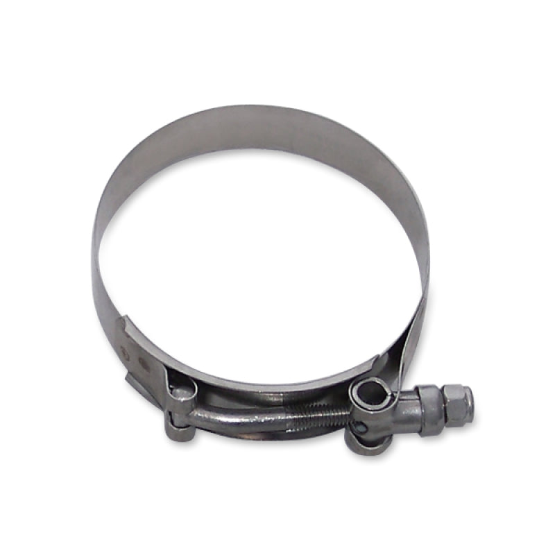 Mishimoto 3 Inch Stainless Steel T-Bolt Clamp - Heavy-Duty Hose Clamp for Automotive Applications