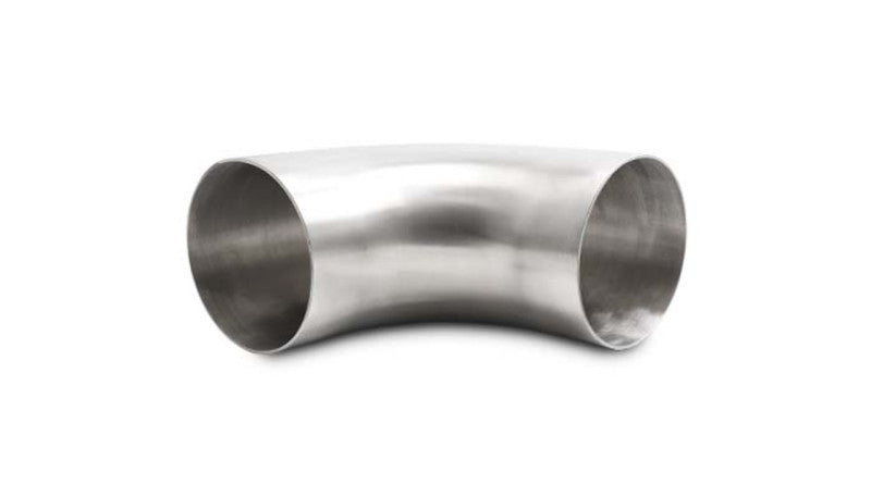 Vibrant 4-inch OD T304 Stainless Steel 90-Degree Mandrel Bend with Extended Leg Length