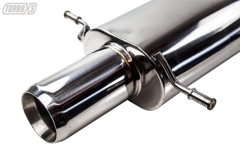 Turbo XS Axle Back Muffler Assembly for 2002-2007 Subaru WRX/STi with 4-Inch Polished Stainless Tip
