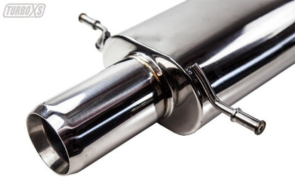 Turbo XS Axle Back Muffler Assembly for 2002-2007 Subaru WRX/STi with 4-Inch Polished Stainless Tip