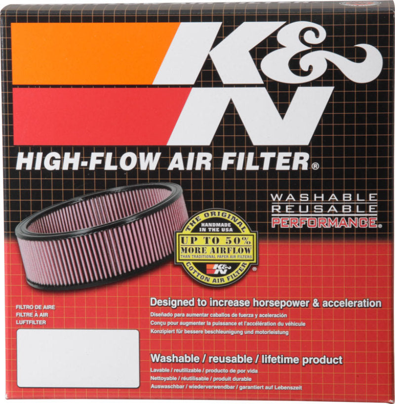 K&N Engineering 33-2413 High-Flow Reusable Air Filter for Nissan GT-R (2010-2014)