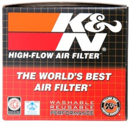 K&N Engineering Universal Air Filter - 2-7/16 inch Flange x 3-1/2 inch Outer Diameter x 4 inch Height