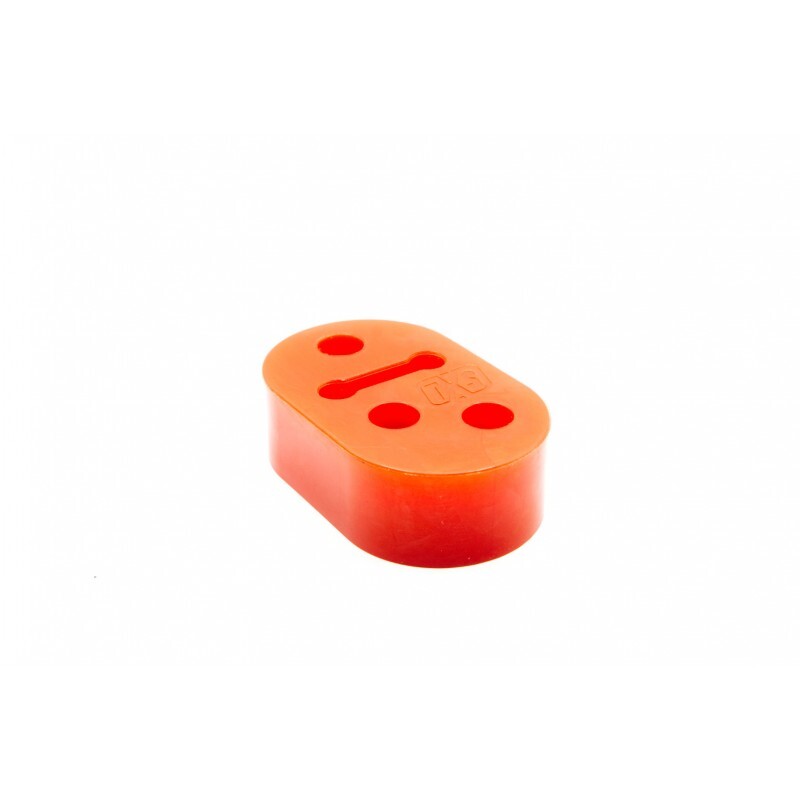 Turbo XS Universal 12mm Two-Position Red Polyurethane Exhaust Hanger (Part Number WS-PB-01-RED)