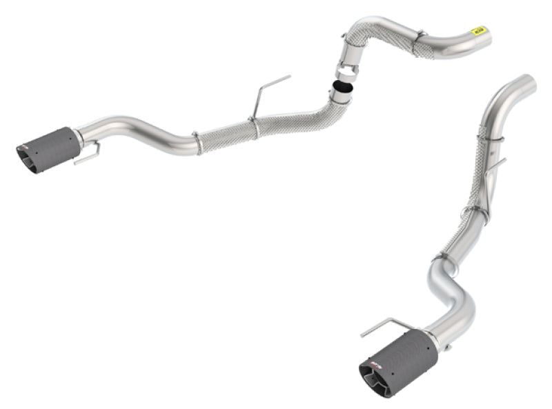 Borla 60640CFBA 3-Inch Tail Pipe Assembly with Carbon Fiber Tips for Ford F-150 (2017-2026)