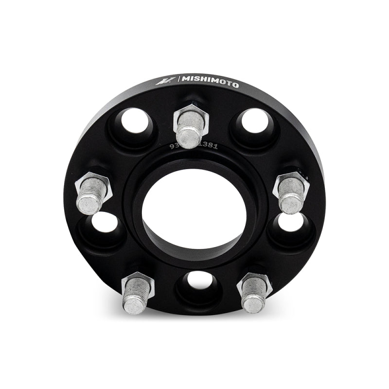 Mishimoto 5x114.3 Wheel Spacers with M14 Studs for Ford Mustang – Black
