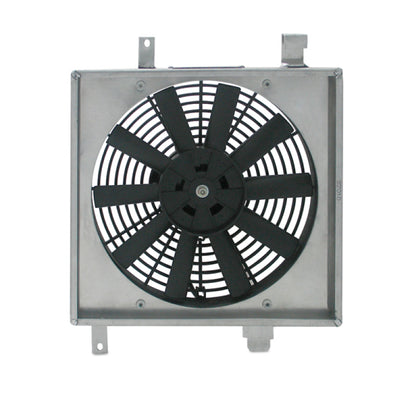 Mishimoto 22x18x3.5 Inch Aluminum Fan Shroud Kit for Dual Pass Race Radiator