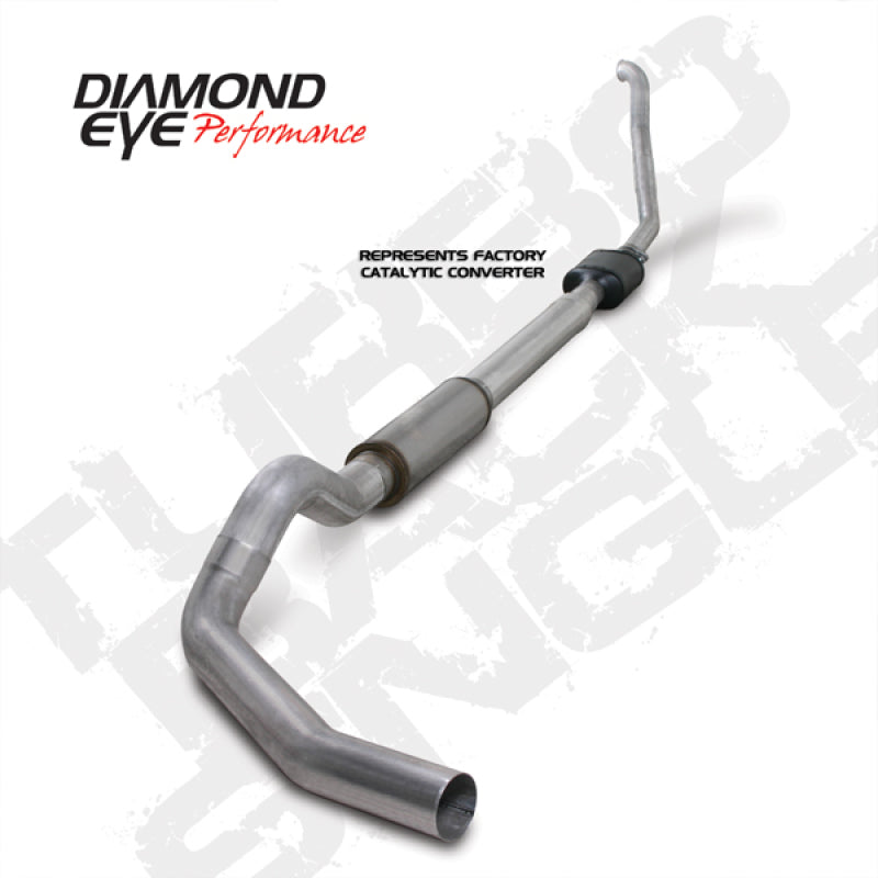 Diamond Eye Performance 5-inch Turbo Back Exhaust System Kit for 1994-1997 Ford F-250/F-350 with 7.3L PowerStroke