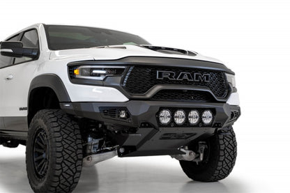 Addictive Desert Designs 2021-2023 Ram 1500 TRX Bomber Front Bumper with Rigid Light Mounts