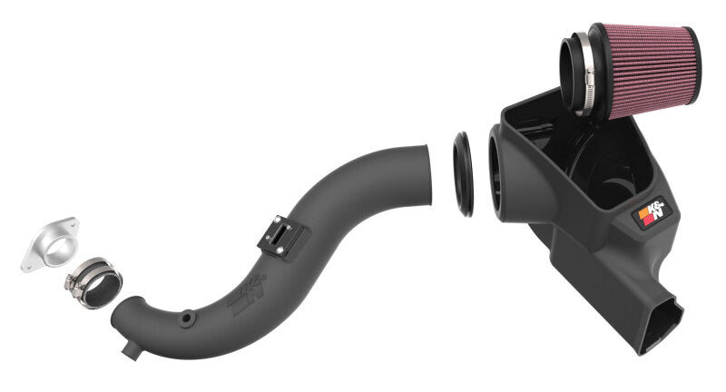 K&N Engineering 63-2627 Cold Air Intake System for 2024 Ford Mustang EcoBoost 2.3L Turbo