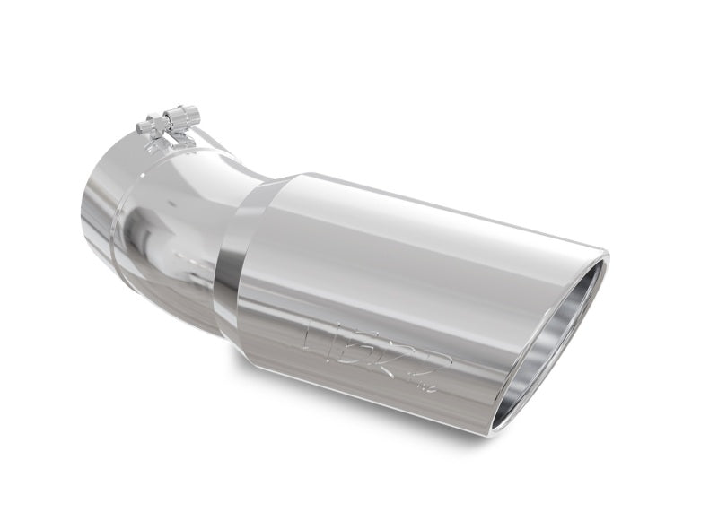 MBRP Universal Exhaust Tip 6-Inch Outer Diameter, 5-Inch Inlet, 15.5-Inch Length, T304 Stainless Steel for Silverado 2500 HD & 3500 HD