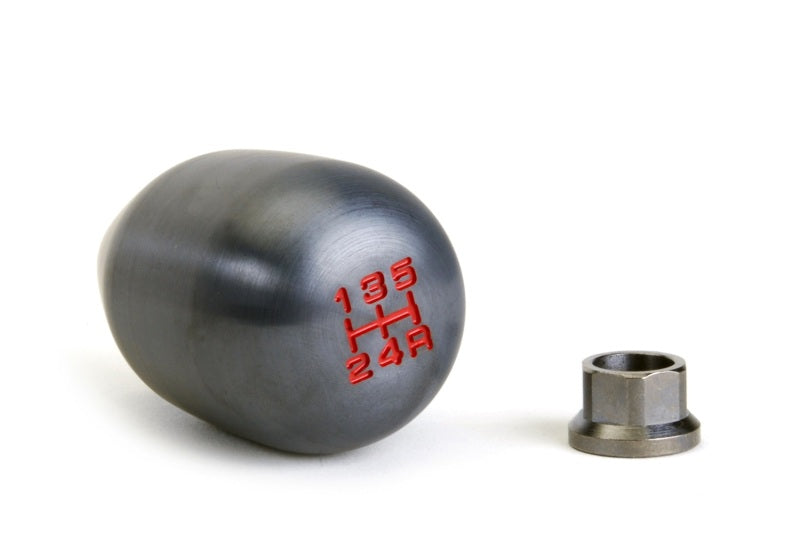 Skunk2 Racing 5-Speed Billet Shift Knob for Nissan, Mazda, Mitsubishi — 10 x 1.25 Thread, PVD Titanium Coating