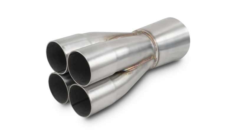 Vibrant 4-1 Stainless Steel Merge Collectors with 1-7/8 Inch Inlet and 3 Inch Outlet - Part Number 10306