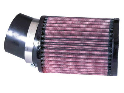 K&N Engineering Universal Rubber Round Straight Air Filter with 20 Degree Angled Flange – 2-7/16 Inch Diameter, 5 Inch Height