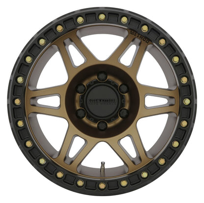 Method Wheels MR106 17x9 Beadlock Wheel with 5x5 Bolt Pattern and -44mm Offset in Bronze