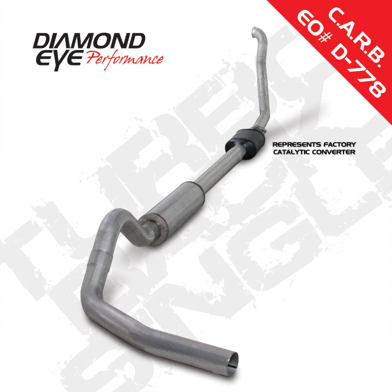Diamond Eye Performance 4-inch Turbo Back Exhaust Kit for 1994-1997 Ford F-250/F-350 7.3L PowerStroke