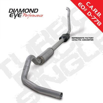 Diamond Eye Performance 4-inch Turbo Back Exhaust Kit for 1994-1997 Ford F-250/F-350 7.3L PowerStroke