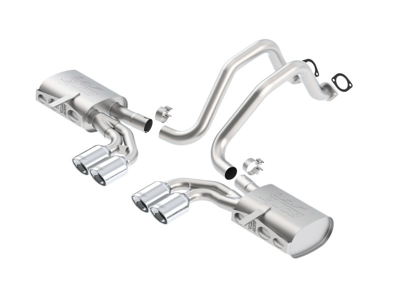 Borla ATAK SS Catback Exhaust System for Chevrolet Corvette 1997-2004 5.7L V8