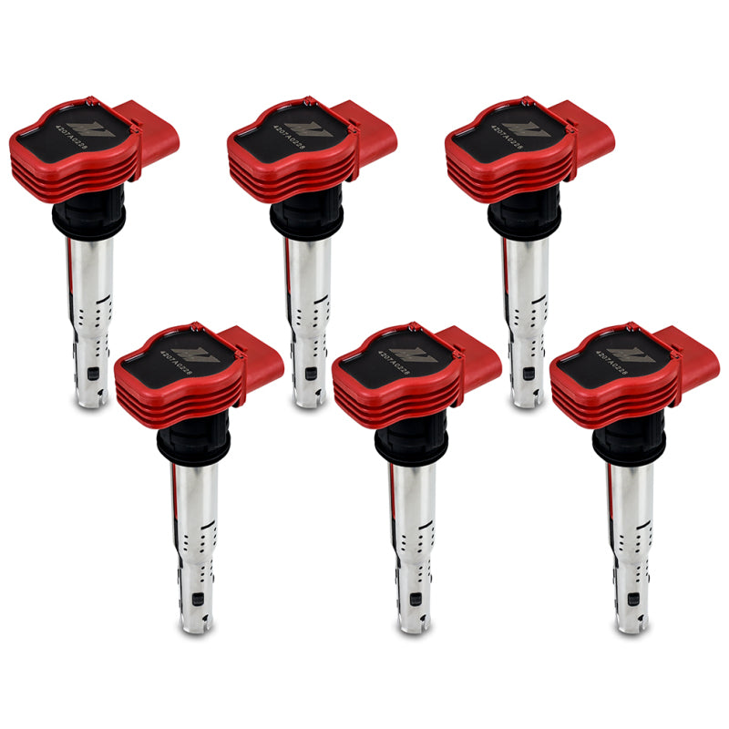 Mishimoto 06-08 VW/Audi Six Cylinder Ignition Coil Set – High-Performance Replacement for Enhanced Engine Reliability