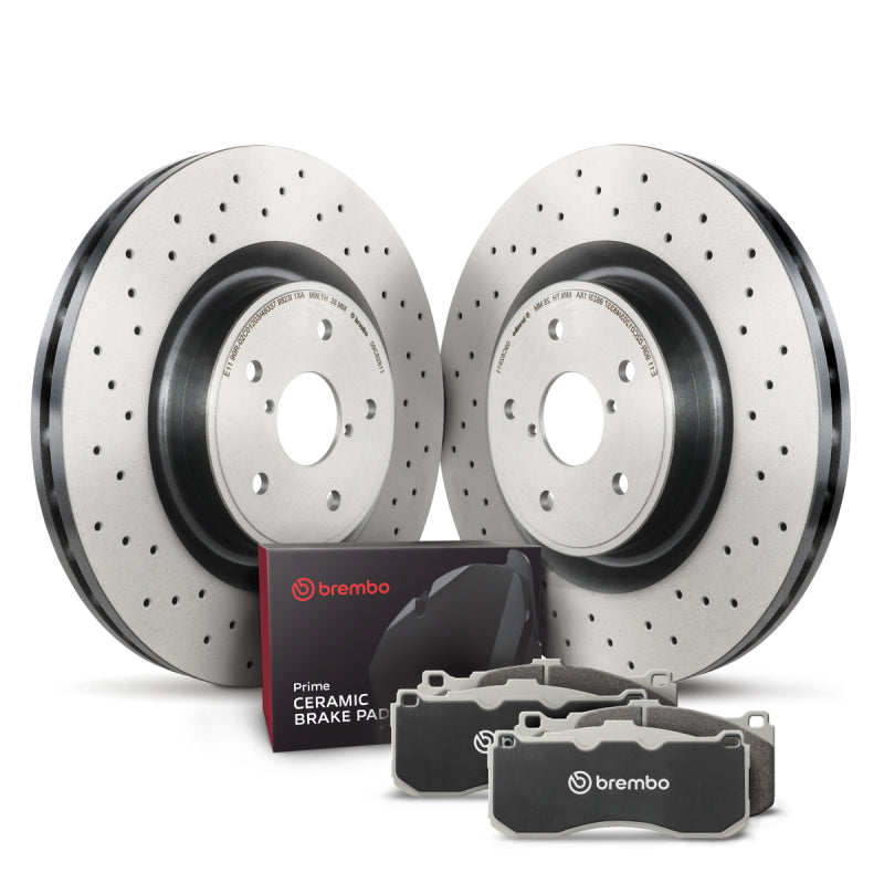 Brembo OE Part Number KT00A59 Front Disc Brake Kit for Porsche 911 (2001-2011)