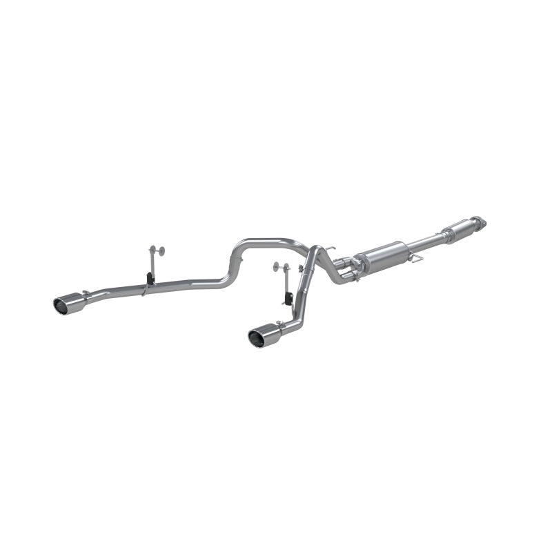 MBRP Armor Lite Series Cat Back Exhaust System for Ford F-150 2021-2022 2.7L/3.5L Ecoboost, 5.0L - 3 Inch Aluminized Steel with Dual Split Rear Tips