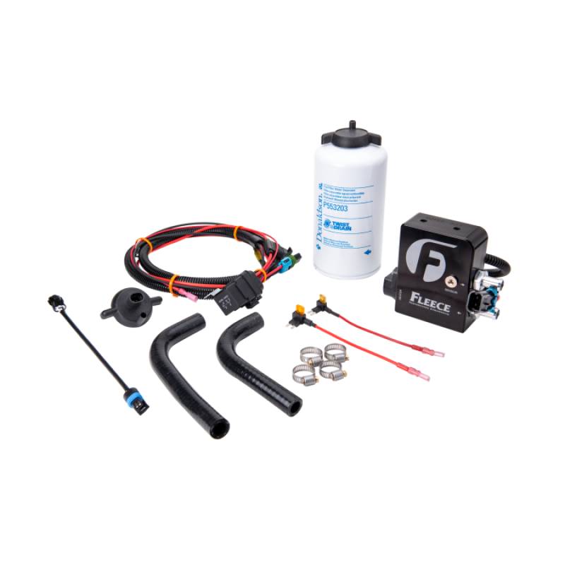 Fleece Performance 2011-2016 GM Duramax Auxiliary Heated Fuel Filter Kit - Part FPE-DMAX-HFFBA-1116