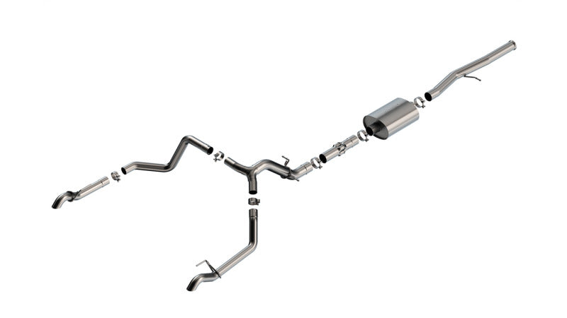 Borla 22-23 Chevrolet Silverado 1500 ZR2 & AT4X 6.2L CC SB 147.5in WB ATAK Cat-Back Exhaust System