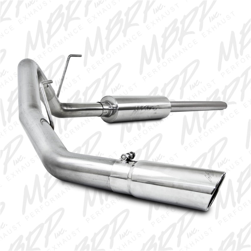 MBRP Armor Plus Series Cat Back Exhaust System for Ford F-150 (2004-2008) - Single Side Exit, 3 Inch Diameter with T409 Stainless Steel Tips