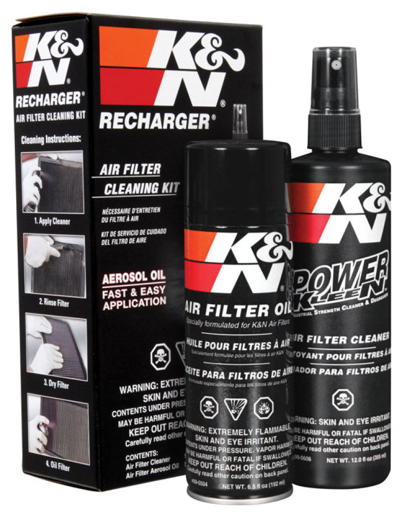 K&N Engineering Aerosol Oil Recharger Service Kit Part Number 99-5000 for Air Filter Maintenance