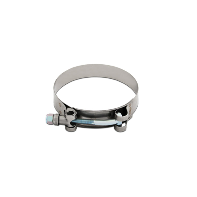 Mishimoto 3.5 Inch Stainless Steel T-Bolt Clamps for Secure Hose and Pipe Sealing