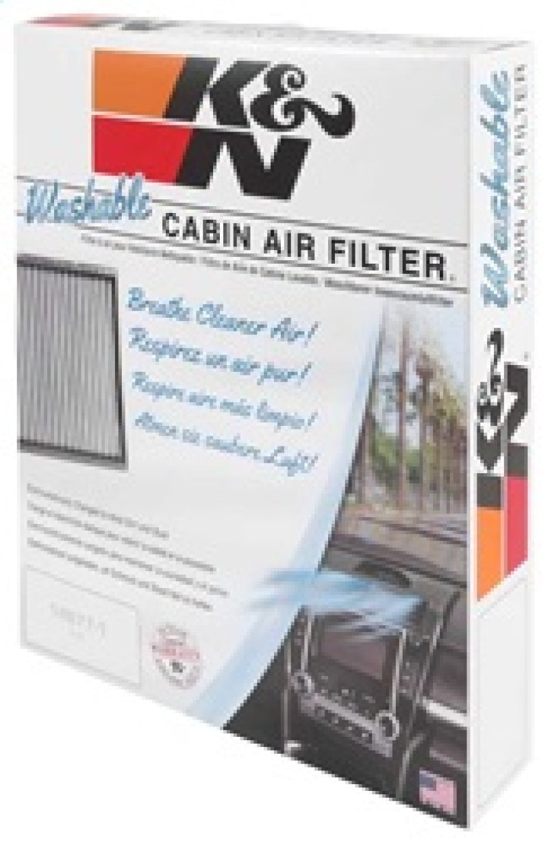 K&N Engineering VF2033 Washable Cabin Air Filter for Honda Fit (2009-2013)
