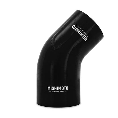 Mishimoto Silicone Reducer Coupler 45 Degree 3 Inch to 3.75 Inch - Black