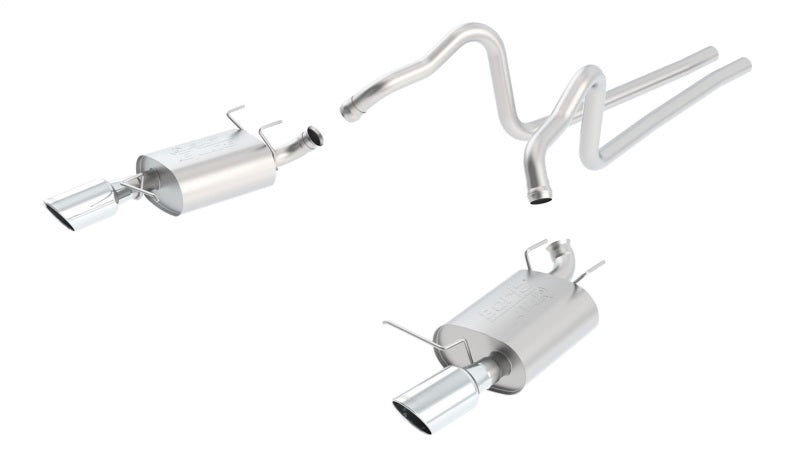 Borla ATAK Cat-Back Exhaust System for 2011-2014 Ford Mustang 3.7L V6 RWD