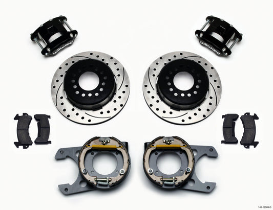 Wilwood D154 Pro-Series Rear Disc Brake Kit with Parking Brake for Chevy C10 and GMC C15