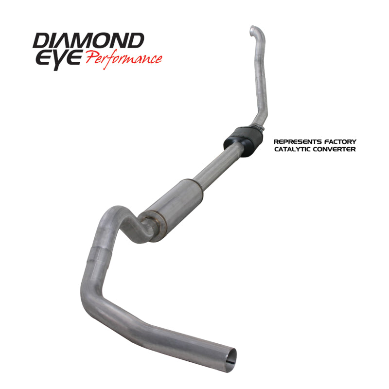 Diamond Eye Performance 4-inch Turbo Back Exhaust Kit for 1994-1997 Ford F-250/F-350 7.3L PowerStroke