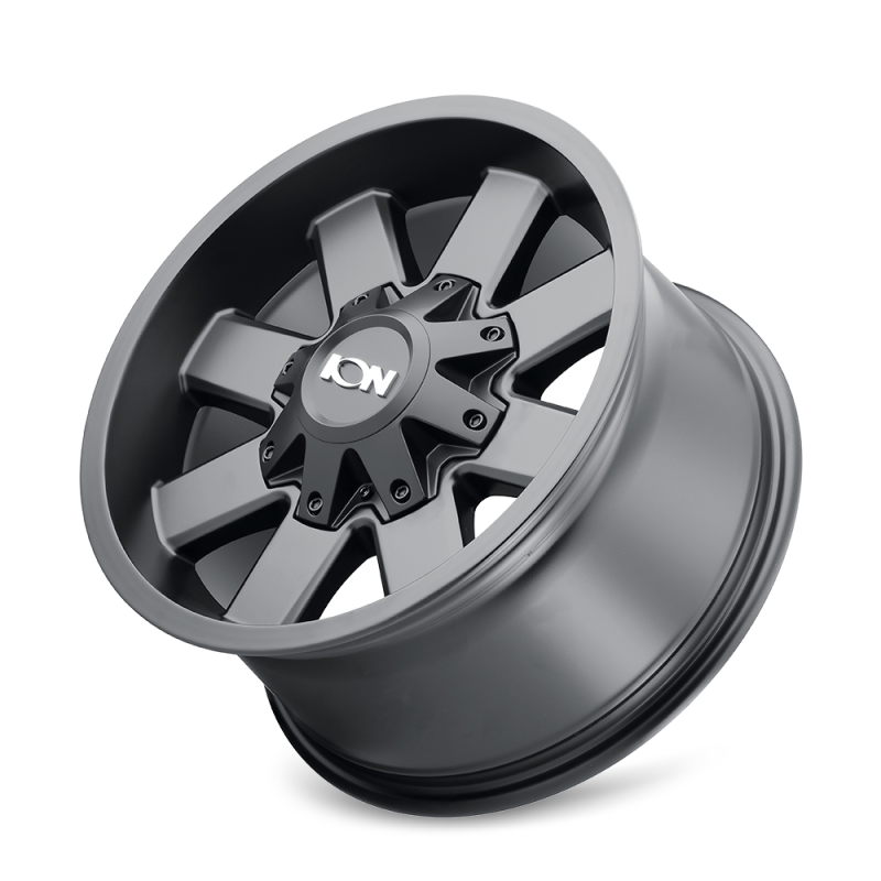 ION Wheels Type 141 17x9 Satin Black Wheel with 8x165.1 Bolt Pattern and +18mm Offset