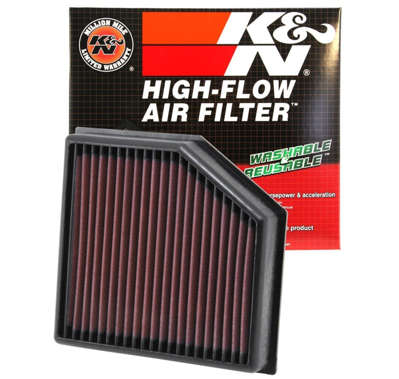 K&N Replacement Air Filter for 2013-2014 Dodge Dart 1.4L & 2.0L L4 Engines by K&N Engineering Part 33-2491