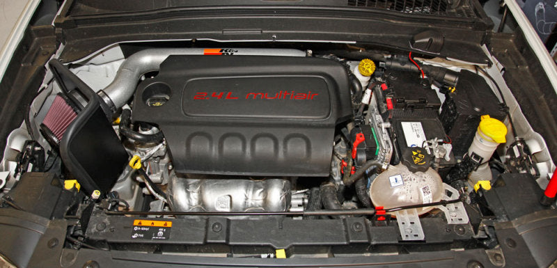 K&N Engineering 77-1565KS High Flow Performance Cold Air Intake Kit for 2015-2016 Jeep Renegade with 2.4L Engine