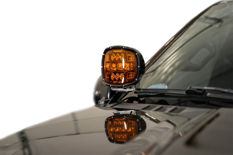 Addictive Desert Designs Ditch Light Brackets for 2015-2020 Ford F-150 and Raptor — Black Powder Coated Steel Mounts