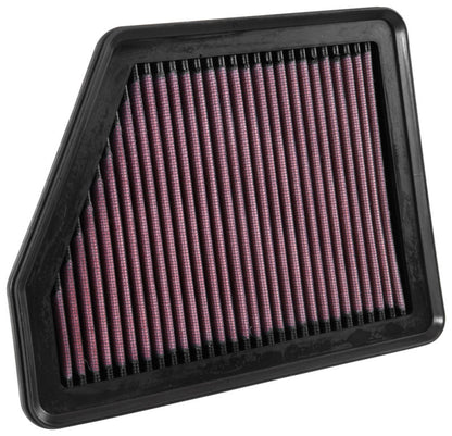 K&N Engineering 33-5045 High-Flow Replacement Drop-In Air Filter for 2016-2018 Honda Civic