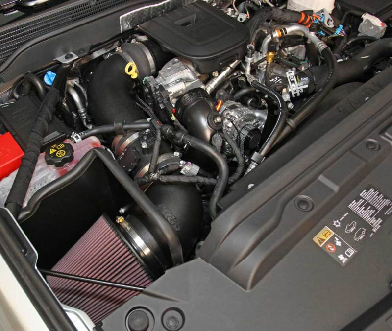 K&N Engineering 63-3087 AirCharger Performance Intake for 2015 Chevrolet Silverado 2500/3500 HD and GMC Sierra 2500/3500 HD 6.6L V8