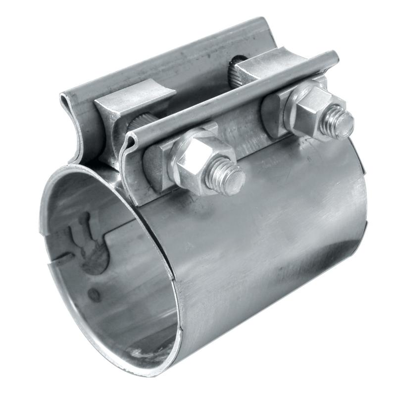 Vibrant TC Series Heavy Duty Stainless Steel Exhaust Butt Joint Clamp for 3.5-inch Diameter Tubing