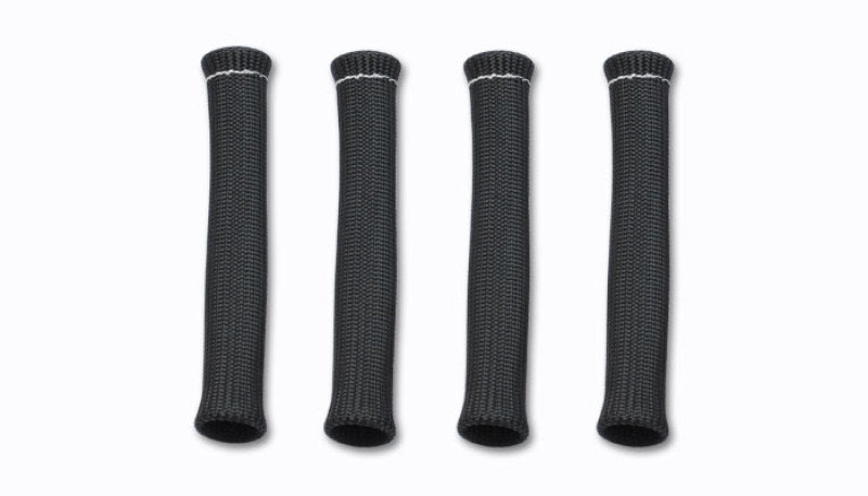 Vibrant 3/4 inch Diameter Spark Plug Boot Insulator - Black, Pack of 4