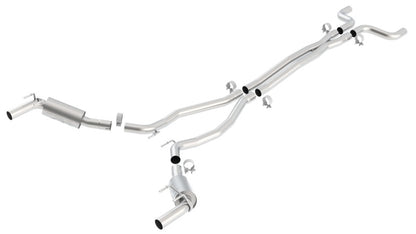 Borla ATAK Cat-Back Exhaust System for 2010-2013 Chevrolet Camaro SS 6.2L V8 with Ground Effects Package