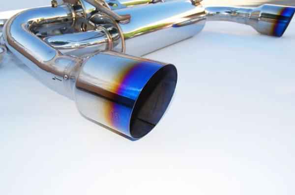 Invidia 07+ Infiniti G37 Coupe Gemini Single Layer Titanium Tip Cat-back Exhaust