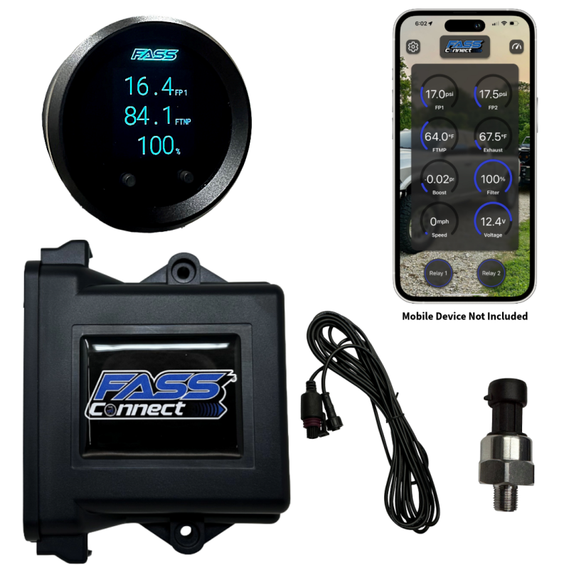 FASS Fuel Systems Connect Monitoring System FC2001K for Automotive Applications