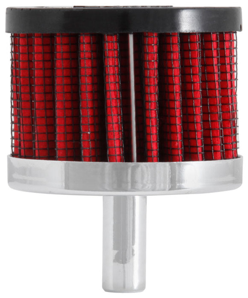 K&N Engineering 62-1000 Steel Base Crankcase Vent Filter with 3/8 Inch Tube